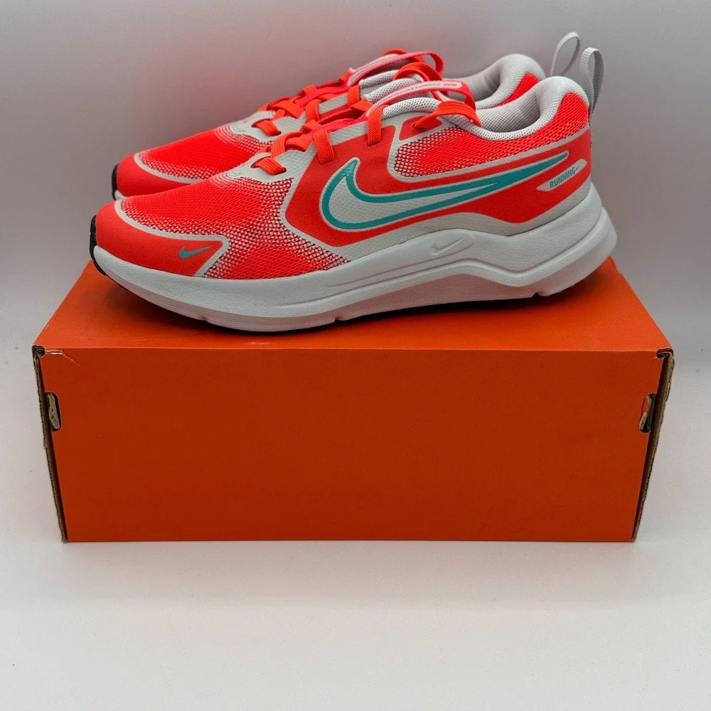 Nike Cosmic Runner (GS) Shoes Youth 3.5Y Bright Crimson Teal Running HM4402 600